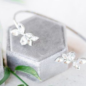 Olive + Piper Everly Cuff Bracelet - Silver